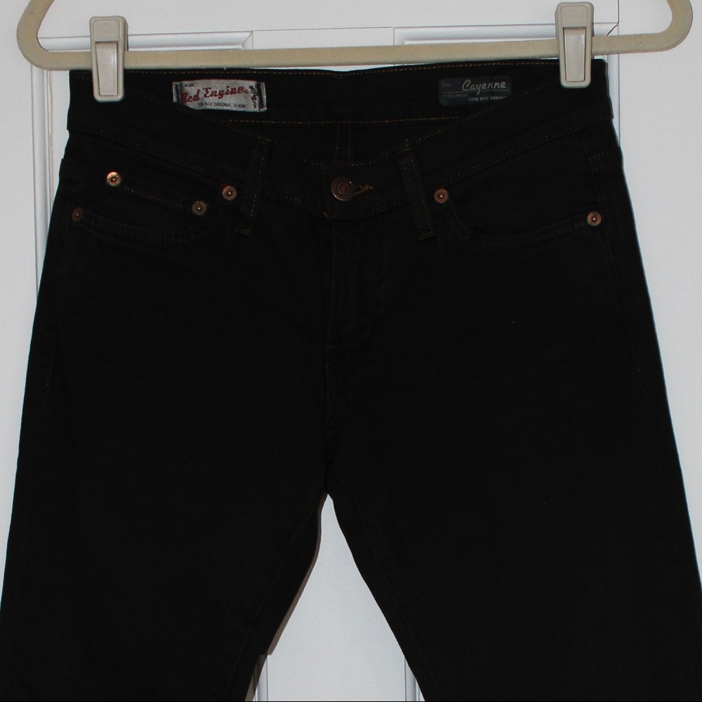Red Engine Cayenne Skinny Jeans - Chocolate Brown